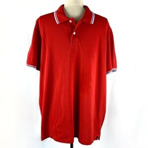 Jack Spade Red Polo Shirt XXL Cotton Golf Short Sleeves Fathers Day Gift